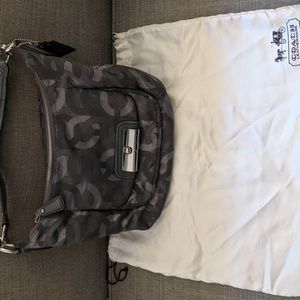 Coach Grey Kristin Hobo Purse